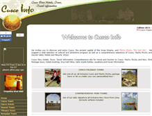 Tablet Screenshot of cusco.info